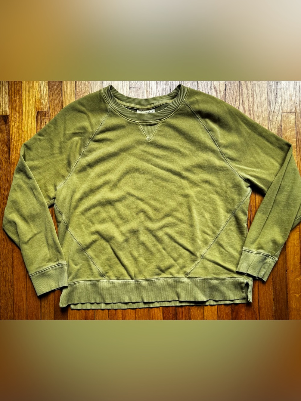 Universal Thread Olive Green Women's Crewneck Sweatshirt